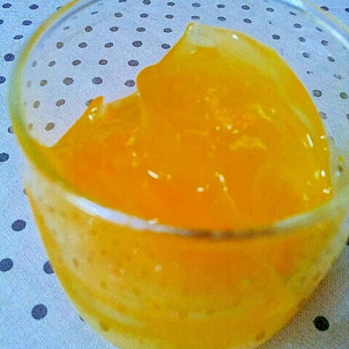 ジュースとみかんの缶詰で オレンジゼリー レシピ 作り方 By ラズベリっち 楽天レシピ